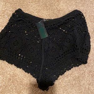 Crochet shorts